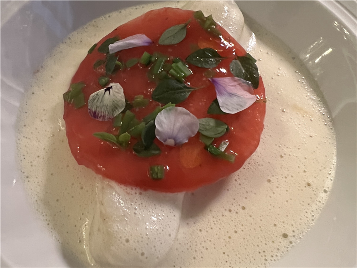 turbot with watermelon